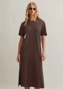 DfC Jerseykleid relaxed aus gerippter Bio-Baumwolle