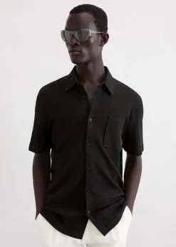 DfC Jersey-Shirt regular mit feiner Waffelstruktur