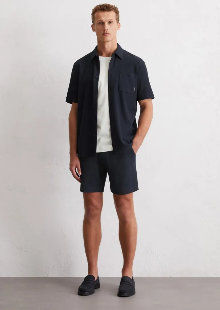 DfC Jersey-Shorts regular mit feiner Waffelstruktur