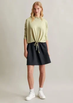 DfC Kapuzen-Longsleeve relaxed aus softem Organic Cotton