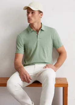 DfC Poloshirt Jersey shaped in softer Slub-Jersey-Qualität