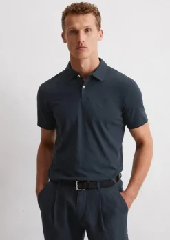 DfC Poloshirt Jersey shaped in softer Slub-Jersey-Qualität