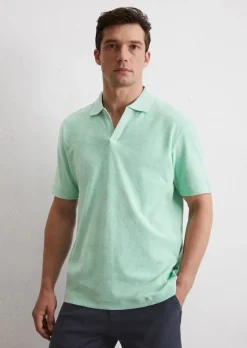 DfC Poloshirt regular aus Bio-Baumwoll-Frottee