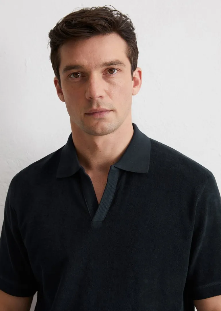 DfC Poloshirt regular aus Bio-Baumwoll-Frottee