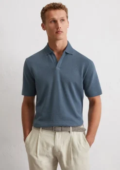 DfC Poloshirt regular mit feiner Struktur