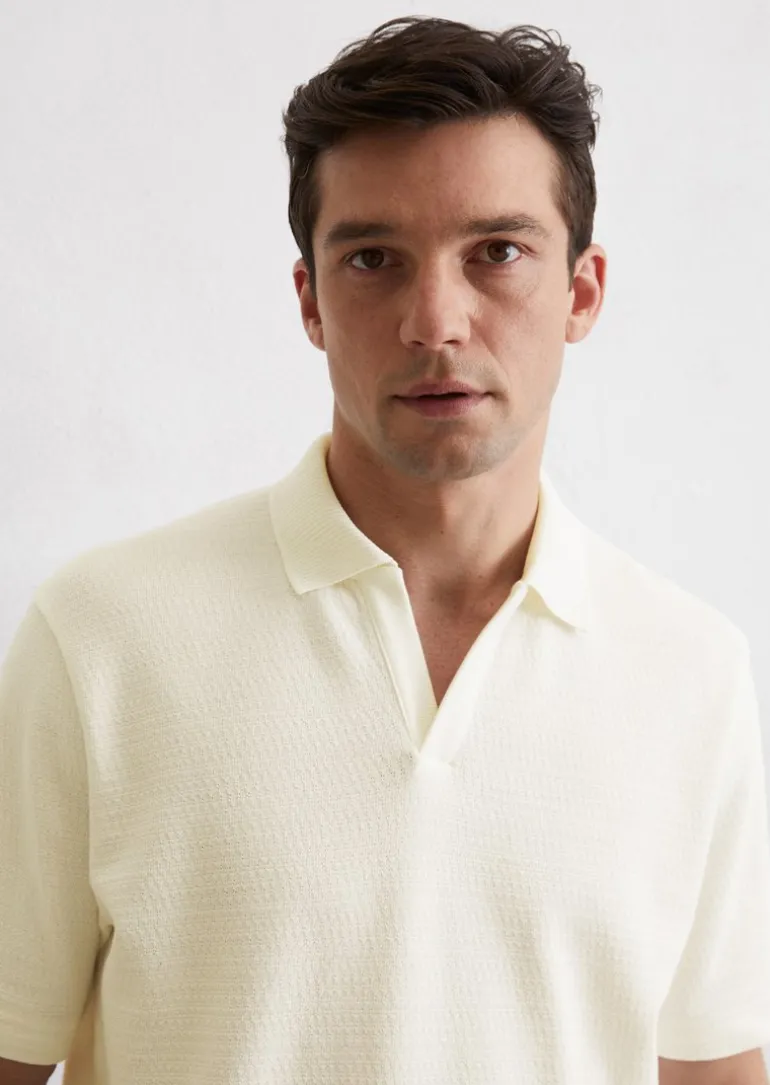 DfC Poloshirt regular mit feiner Struktur