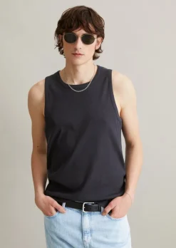 DfC Ripp-Tanktop slim aus Bio-Baumwoll-Mix