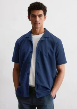 DfC Seersucker-Jerseyshirt regular aus Bio-Baumwoll-Mix