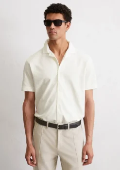 DfC Seersucker-Jerseyshirt regular aus Bio-Baumwoll-Mix