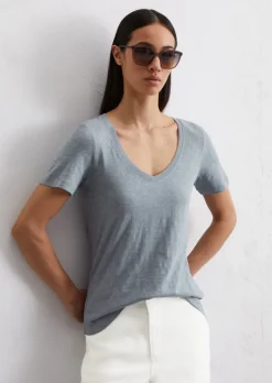 DfC T-Shirt regular aus Organic Cotton Slub Jersey