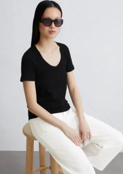 DfC T-Shirt regular aus Organic Cotton Slub Jersey