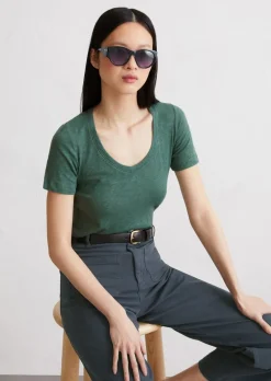 DfC T-Shirt regular aus Organic Cotton Slub Jersey