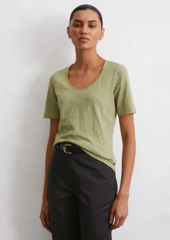 DfC T-Shirt regular aus Slub-Jersey