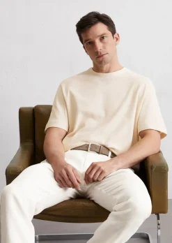 DfC T-Shirt regular mit feiner Waffelstruktur