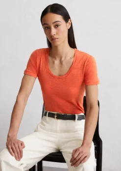 DfC T-Shirt regular mit getwistetem Ausschnitt