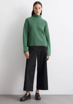 DfC Turtleneck-Strickpullover loose aus Heavy Weight Cotton