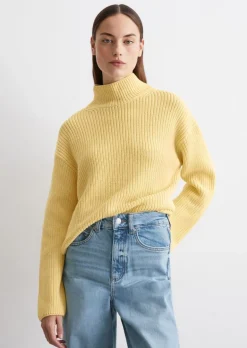 DfC Turtleneck-Strickpullover loose aus Heavy Weight Cotton