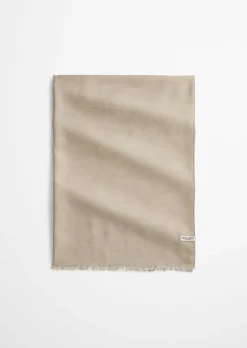 Double-Layer-Schal aus Modal-Baumwolle-Mix