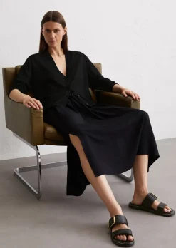 Feinstrick-Cardigan slim aus Organic-Cotton-Mix