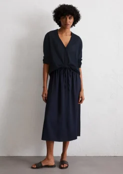 Feinstrick-Cardigan slim aus Organic-Cotton-Mix