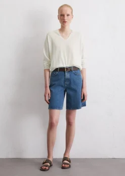 Feinstrick-Pullover loose aus Organic-Cotton-Mix