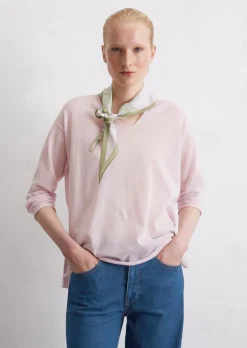 Feinstrick-Pullover loose aus Organic-Cotton-Mix