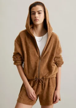 Frottee-Jacke relaxed aus Organic Cotton