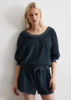 Frottee-Sweatshirt regular aus softem Baumwolle-Mix