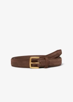 Gürtel aus weichem Veloursrindleder