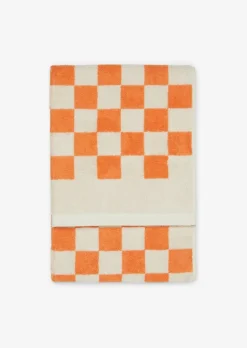 Gästehandtuch Model Checker mit Jacquard-Karomuster