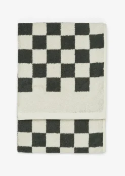 Handtuch Model Checker mit Jacquard-Karomuster