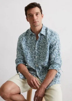 Hemd regular aus reinem Leinen