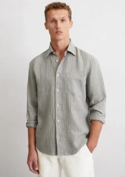 Hemd regular aus reinem Leinen