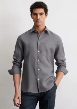 Hemd regular aus reinem Leinen