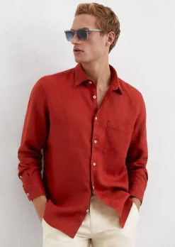 Hemd regular aus reinem Leinen