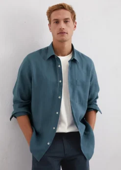 Hemd regular aus reinem Leinen