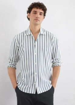 Hemd regular mit leicht bewegter Optik