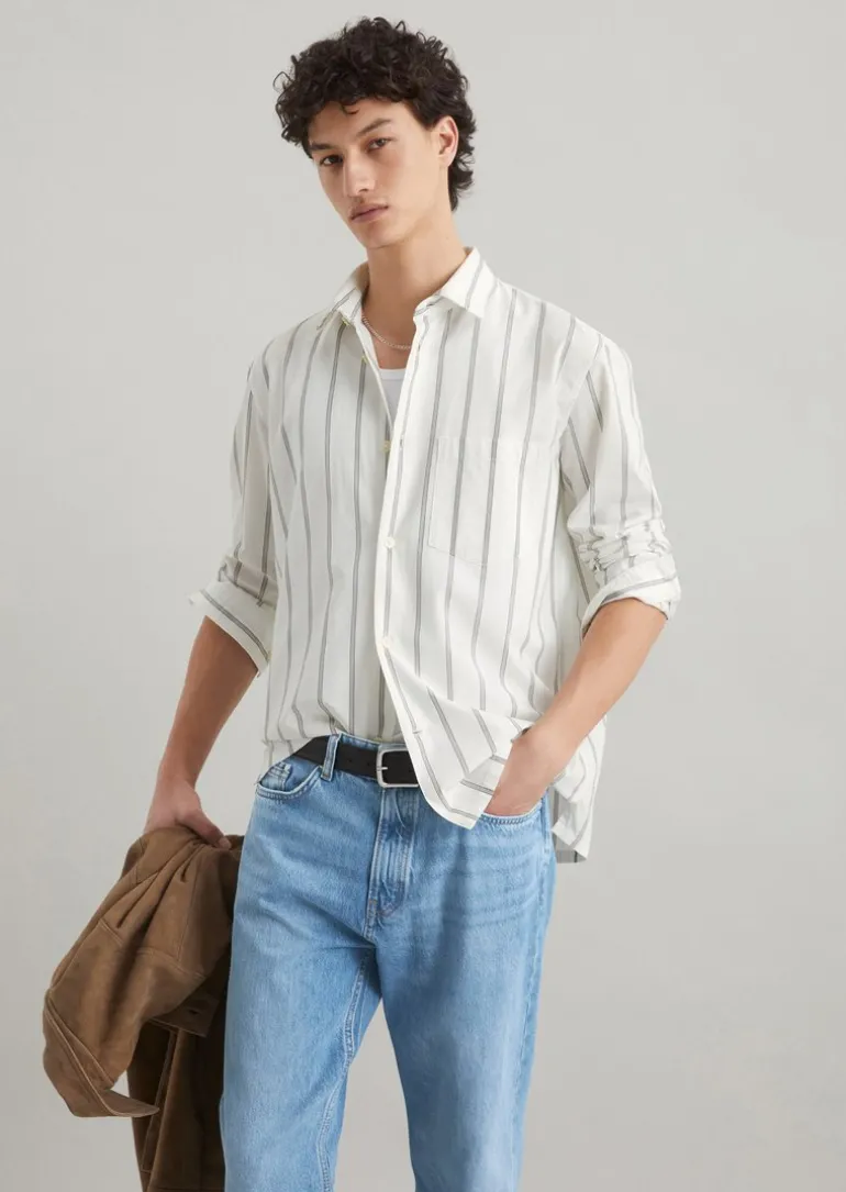 Hemd relaxed aus Bio-Baumwoll-Popeline