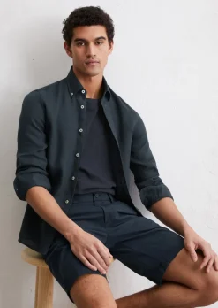 Hemd shaped aus reinem Leinen