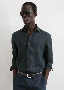 Hemd shaped aus reinem Leinen