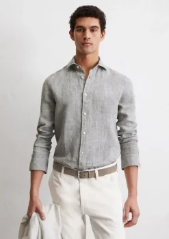 Hemd shaped aus reinem Leinen