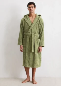 Herren-Bademantel Model Timeless mit Kapuze