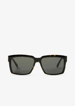 Herren-Sonnenbrille in moderner rechteckiger Form