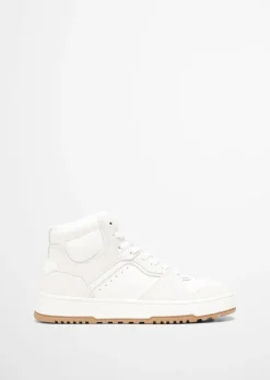 Hightop- Sneaker aus softem Rindleder