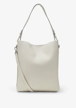 Hobo Bag medium aus genarbtem Rindleder