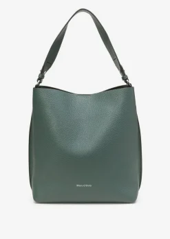 Hobo Bag medium aus genarbtem Rindleder