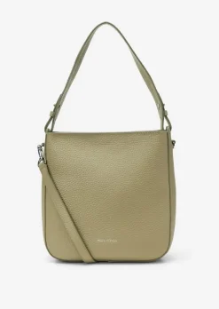 Hobo Bag small aus genarbtem Rindleder