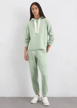 Hoodie relaxed mit gepeachter Oberfläche