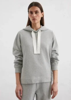 Hoodie relaxed mit gepeachter Oberfläche