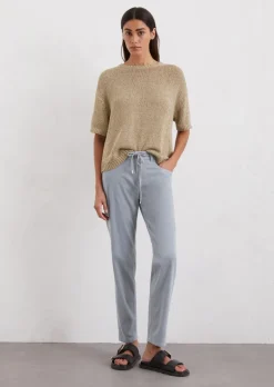 Hose Model Theda boyfriend mit TENCEL™ Lyocell